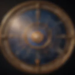 Astrological chart depicting celestial alignments
