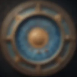 Astrological Wheel representing Aquarius birth chart