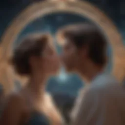 Celestial bodies in alignment influencing love