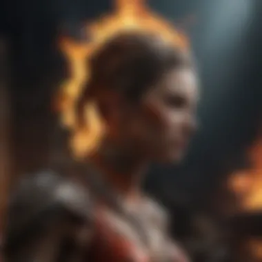 Aries Element Fire Visual Concept