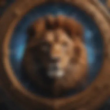 Cosmic Blueprint: Mapping Out Leo's Unique Traits Astrological chart showing the influence of Leo on personality traits