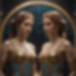 Symbolic representation of Gemini traits reflecting duality and adaptability