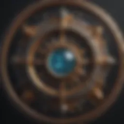 Astrological symbols intertwining, representing cosmic connections