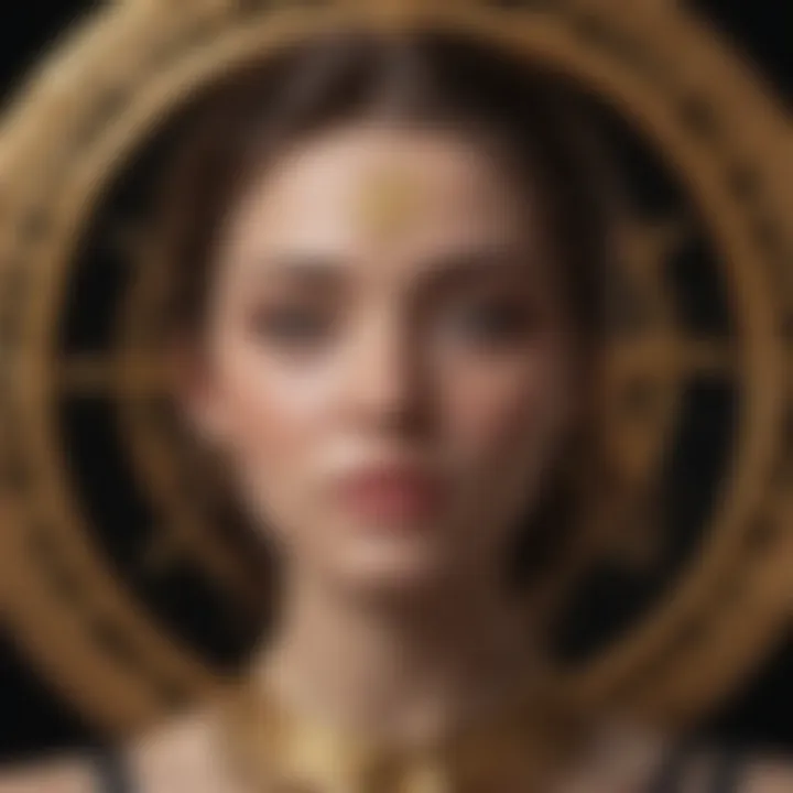 Modern interpretation of astrological signs with planetary symbols