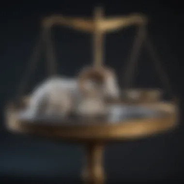 Harmony and Equilibrium in Aries-Libra Union Balance Scale Floating Between A Ram and Scales