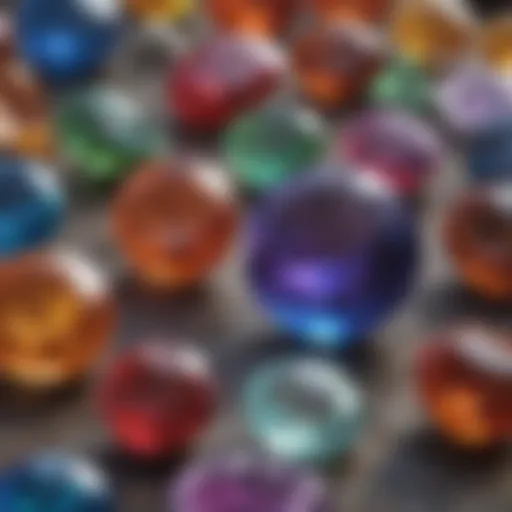 Vibrant gemstones representing Capricorn birthstones