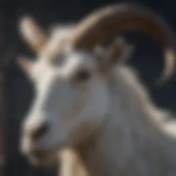 Majestic Capricorn Symbolizing Ambition and Determination