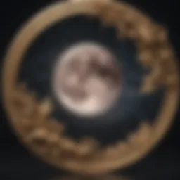 Celestial Harmony in Motion Moon Sign Illustration