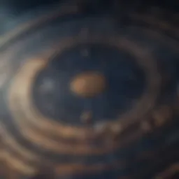 Celestial Map with Intricate Planetary Alignments