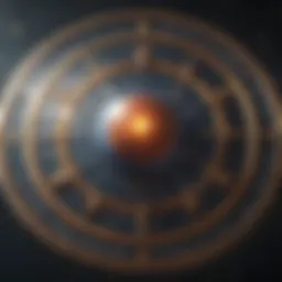 Astrological symbols representing planetary positions