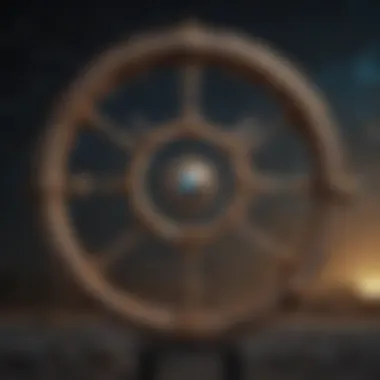 Cosmic Wheel with Sagittarius Constellation Cosmic Wheel with Sagittarius Constellation