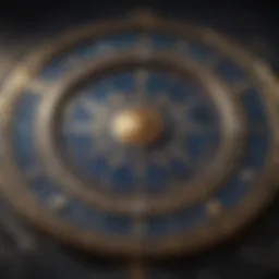 Astrological chart showcasing rising sign