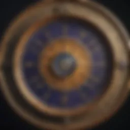 Astrological chart highlighting zodiac signs and their houses
