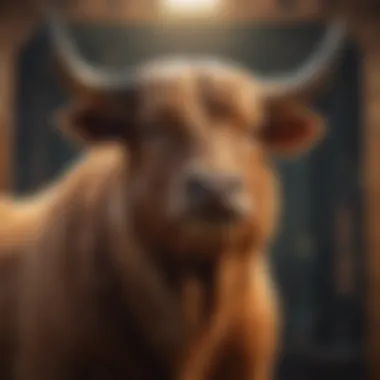 Elegant Ox Elegant Ox representing determination and stability