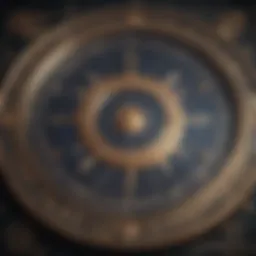Astrological chart displayed on a computer screen