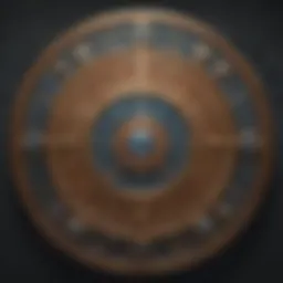 Celestial map illustrating astrological signs