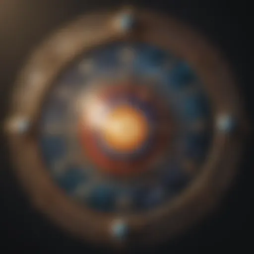 Astrological chart showing celestial influence