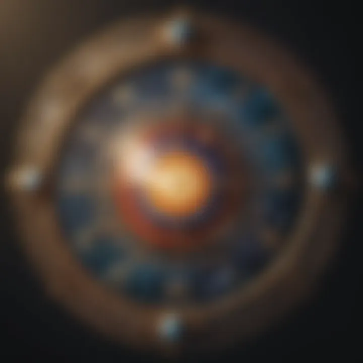 Astrological chart showing celestial influence