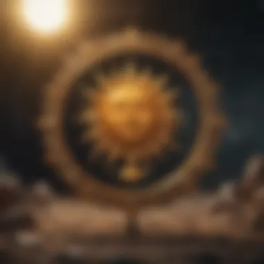 Interaction of Sun, Moon, and Rising Signs Conceptual image of sun, moon, and rising signs interaction