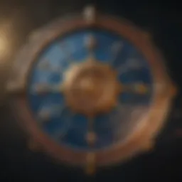 Celestial symbols representing zodiac signs