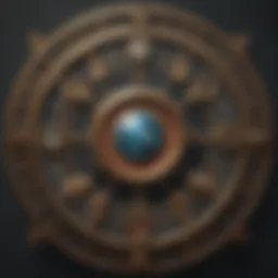 Astrological symbols representing zodiac signs in harmony