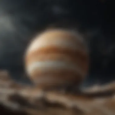 Jupiter's Dynamic Atmosphere The swirling atmosphere of Jupiter showcasing its iconic storms.