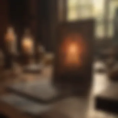A serene setting for tarot reading