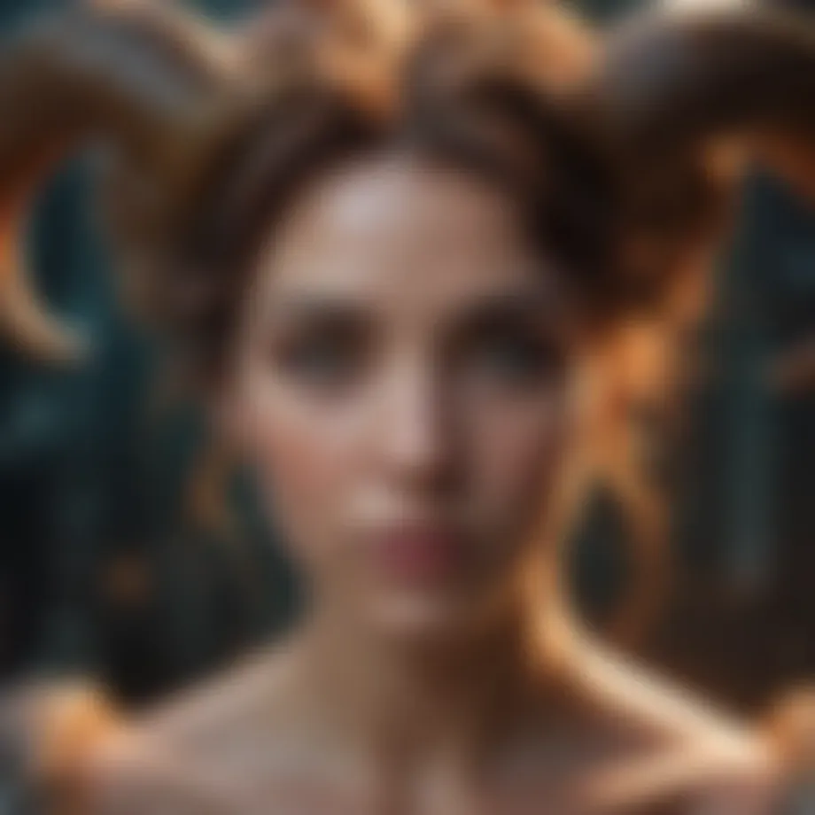 Abstract depiction of Aries intuition