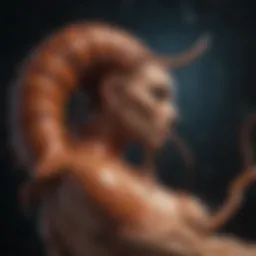 Astrological chart highlighting Scorpio traits