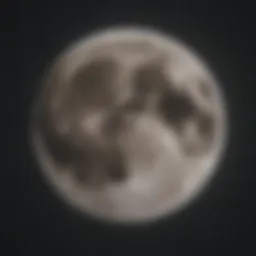 Celestial representation of the Moon in Aries