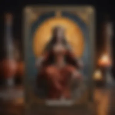 Illustration of a Tarot Archetype A beautifully illustrated tarot card depicting a significant archetype.