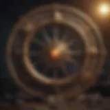 Celestial alignment showcasing astrological symbols