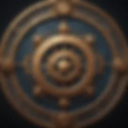 Astrological symbols intertwined