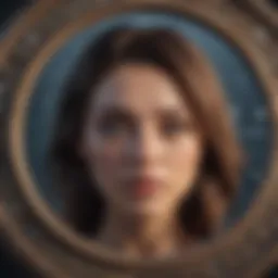 Astrological chart displaying moon sign details