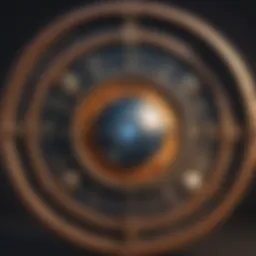 Astrological chart with planetary positions