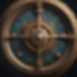 Celestial alignment with zodiac symbols