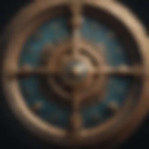 Celestial alignment with zodiac symbols
