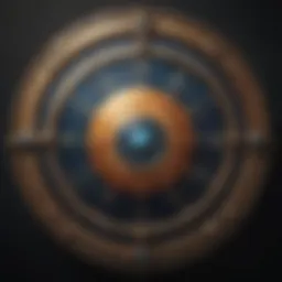 Astrological chart representing cosmic influences