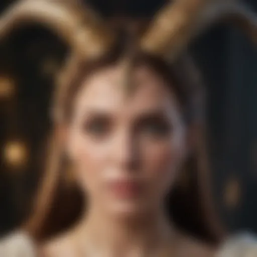 A symbolic representation of Capricorn traits