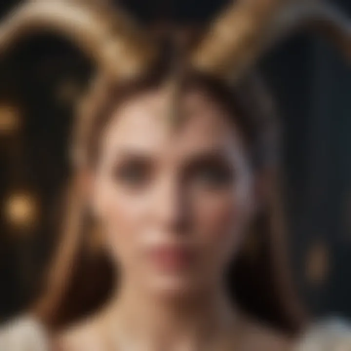 A symbolic representation of Capricorn traits