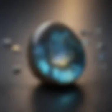 Iridescent Spectrum of Labradorite Iridescent Spectrum of Labradorite Stone