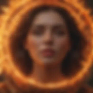 Fiery Sun Representing Leo's Passionate Nature Fiery Sun Representing Leo's Passionate Nature