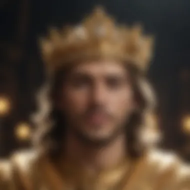 Golden Crown Showcasing Leo's Leadership Qualities Golden Crown Showcasing Leo's Leadership Qualities