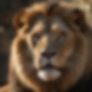 Majestic Lion Symbolizing Leo's Strength and Power Majestic Lion Symbolizing Leo's Strength and Power