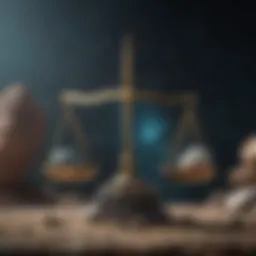 Libra Symbol in Cosmic Universe