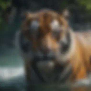 Majestic Water Tiger Majestic Water Tiger symbolizing strength and power