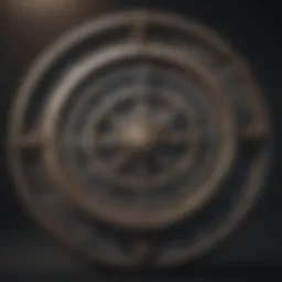 Majestic Zodiac Wheel Illustration