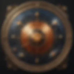 Astrological chart depicting celestial movements
