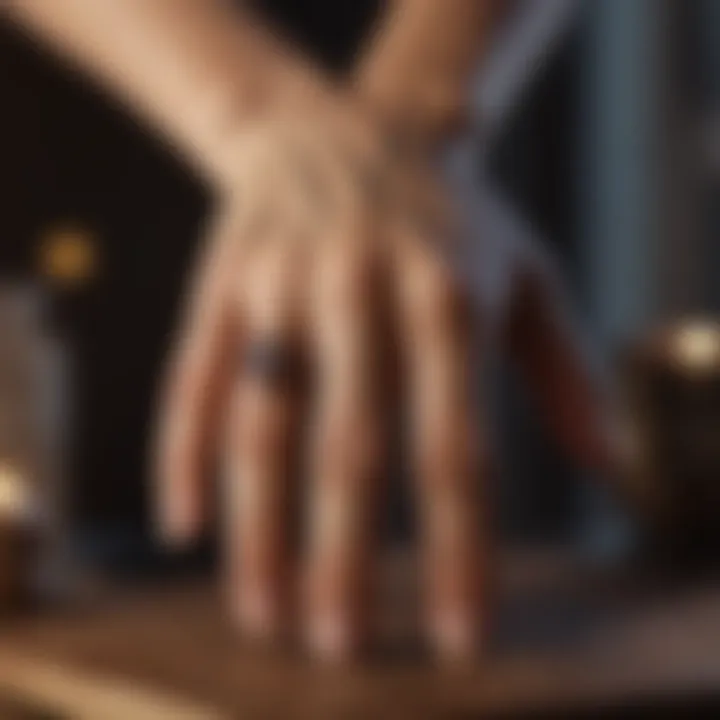 A serene setting for practicing palmistry and introspection