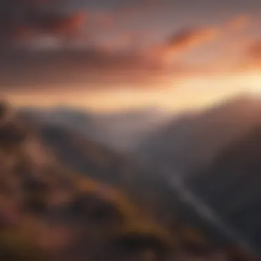 Sunrise Over Mountains